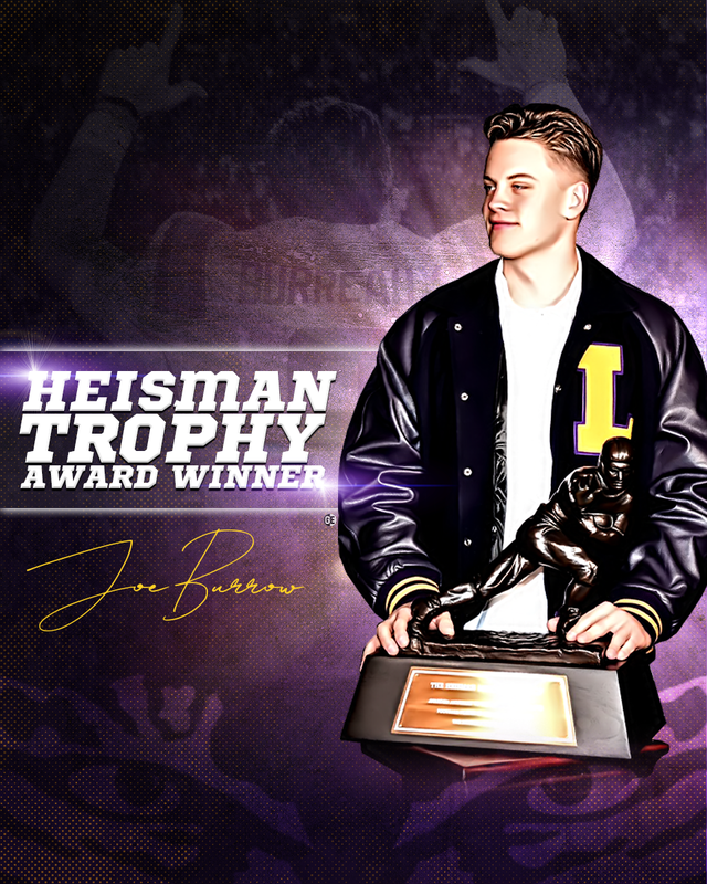 Joe Burrow Heisman Trophy