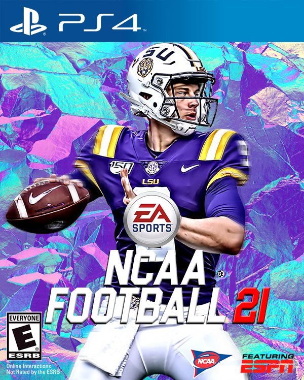 Joe Burrow NCAA Football Game Cover
